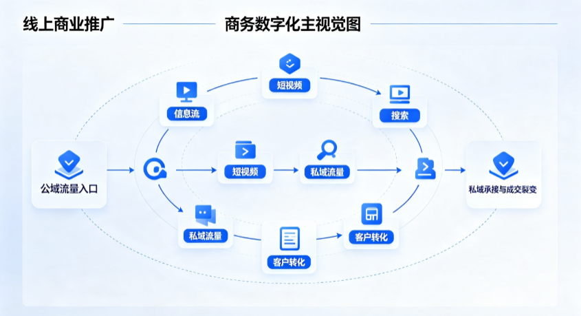 团风县线上商业推广怎么做？全域流量闭环搭建与低成本转化实战指南